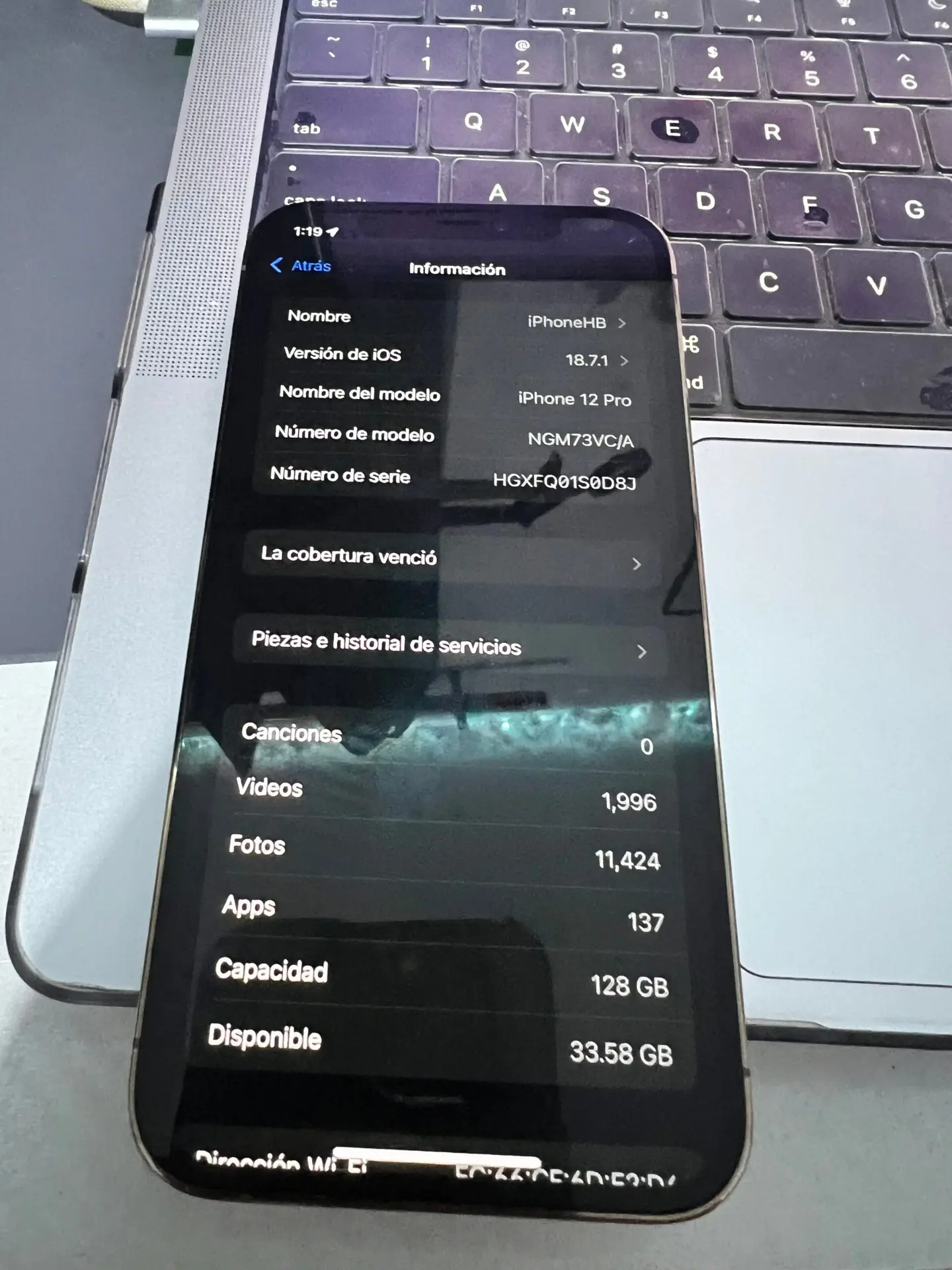 iPhone 12 Pro 128GB – Leer descripción